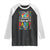 I May Be Non Verbal But My Daddy Ain't Remember That Raglan Shirt Autism Awareness Dad TS11 Black White Print Your Wear
