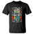I May Be Non Verbal But My Daddy Ain't Remember That T Shirt Autism Awareness Dad TS11 Black Print Your Wear