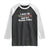 Funny Autism Awareness Mom Raglan Shirt I May Be Non Verbal But My Mama Ain't TS11 Black White Print Your Wear