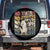 Funny Resist Penguins Spare Tire Cover No Tariffs On Penguin TS11 No hole Black Print Your Wear