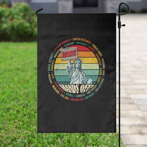 Funny Hands Off Garden Flag Resist Vintage Statue Of Liberty TS11 Print Your Wear