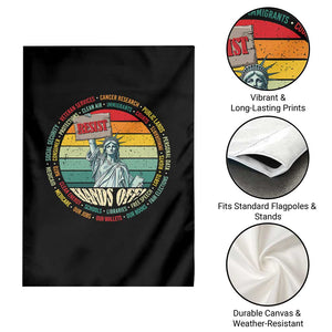 Funny Hands Off Garden Flag Resist Vintage Statue Of Liberty TS11 Print Your Wear