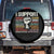 I Support Progressive Liberal Human Rights Spare Tire Cover Vintage Hand Fist TS11 No hole Black Print Your Wear
