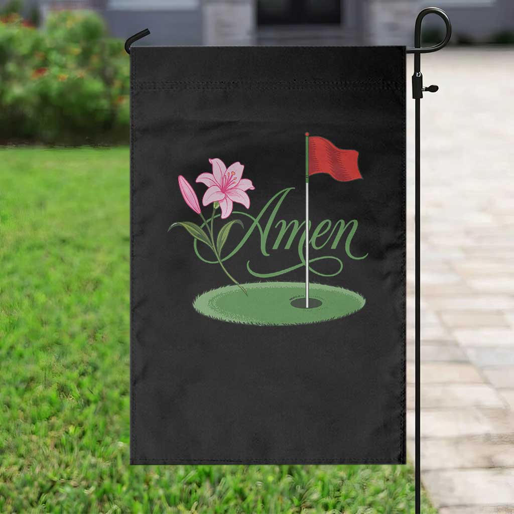 Amen Funny Golf Garden Flag Azalea Floral Augusta Georgia for Golfers TS11 Print Your Wear