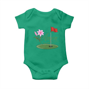 Amen Funny Golf Baby Onesie Azalea Floral Augusta Georgia for Golfers TS11 Irish Green Print Your Wear