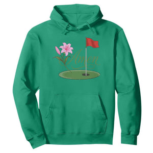 Amen Funny Golf Hoodie Azalea Floral Augusta Georgia for Golfers TS11 Irish Green Print Your Wear
