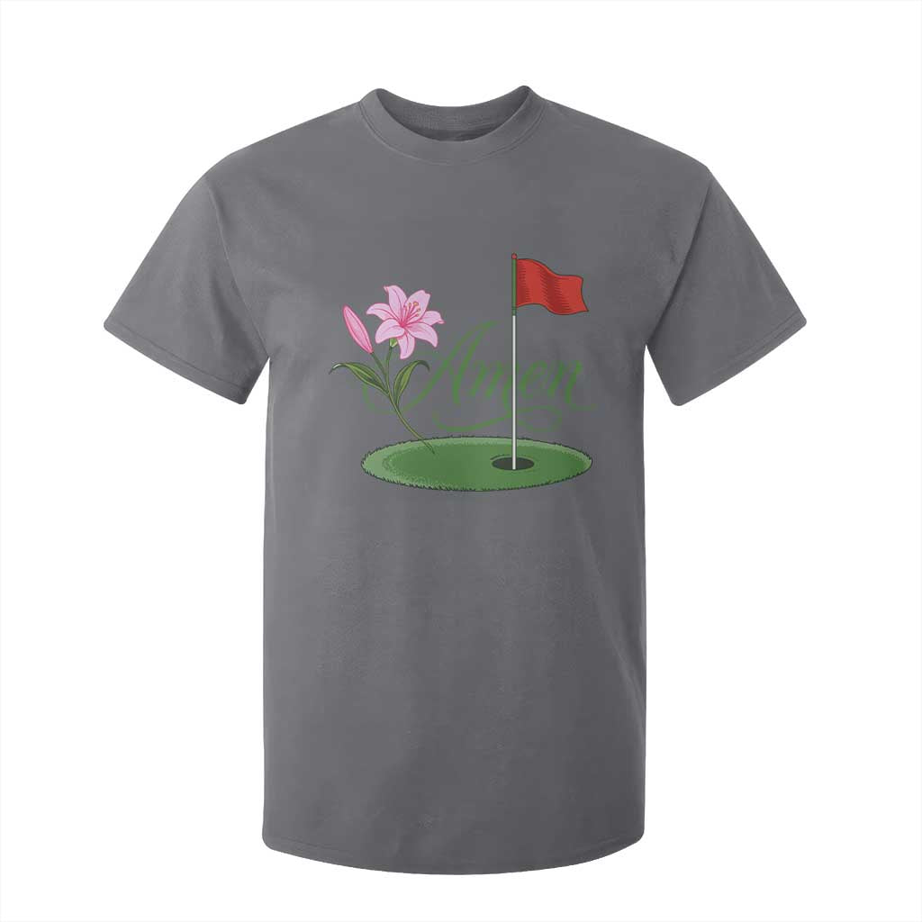 Amen Funny Golf T Shirt For Kid Azalea Floral Augusta Georgia for Golfers TS11 Charcoal Print Your Wear