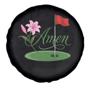 Amen Funny Golf Spare Tire Cover Azalea Floral Augusta Georgia for Golfers TS11 Print Your Wear