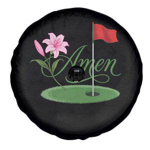 Amen Funny Golf Spare Tire Cover Azalea Floral Augusta Georgia for Golfers TS11 Print Your Wear