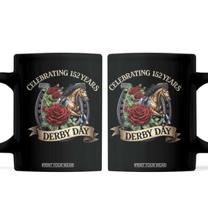 Celebrating 152 Years Derby Day Coffee Mug Vintage Horse Racing Roses TS11 Black Print Your Wear
