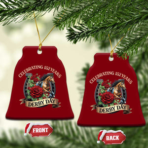 Celebrating 152 Years Derby Day Ceramic Ornament Vintage Horse Racing Roses TS11 Print Your Wear