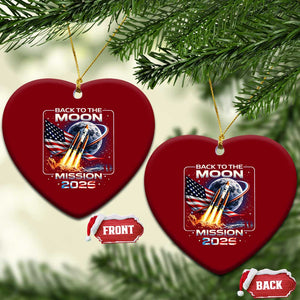 Back To The Moon Mission 2026 Ceramic Ornament Rocket Launch Moon Space Program TS11 Print Your Wear