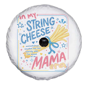 In My String Cheese Mama Era Spare Tire Cover Funny Mom Life Coquette Bow TS11 Print Your Wear
