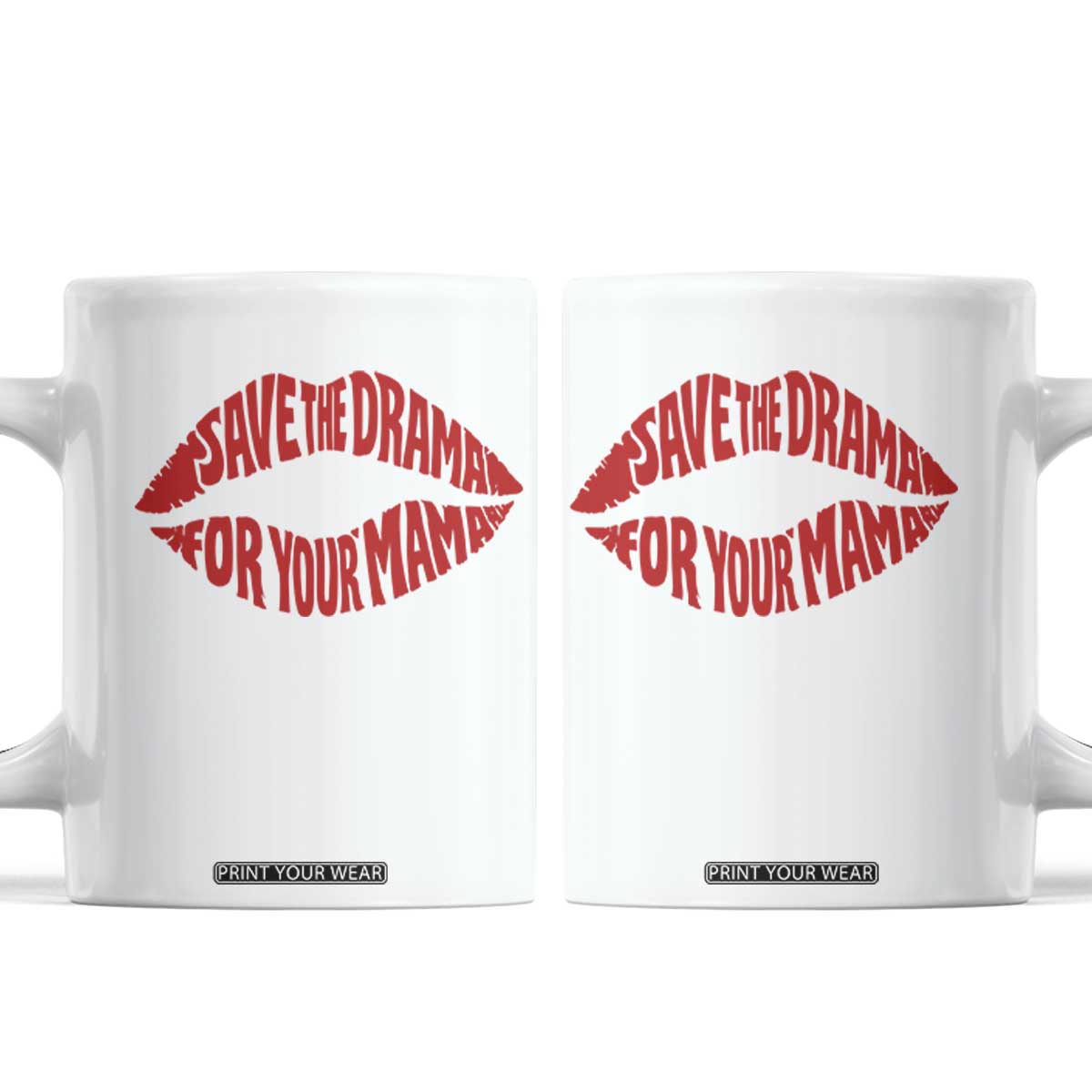 Save The Drama For Your Mama Coffee Mug Retro 90s Sitcom TS11 White Print Your Wear