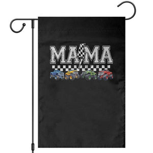 Monster Truck Mama Garden Flag Funny Truck Mom Checkered Mother's Day TS11 Black Print Your Wear