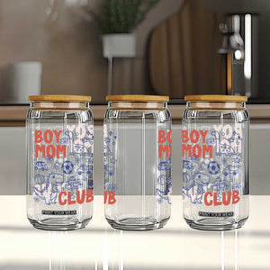 Boy Mom Club Glass Can Mom Of Boys Dinosaur Kids Toy Doodles TS11 Print Your Wear
