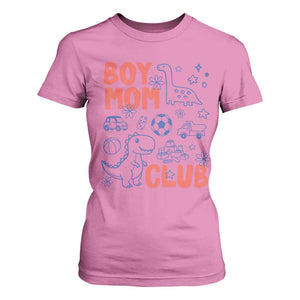Boy Mom Club T Shirt For Women Mom Of Boys Dinosaur Kids Toy Doodles TS11 Azalea Print Your Wear