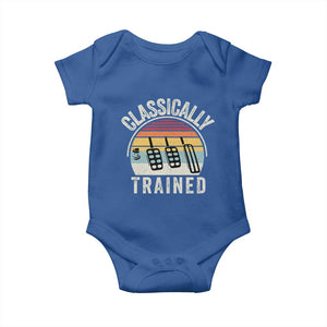 Classically Trained Car Baby Onesie Funny Manual Transmission Driver TS11 Royal Blue Print Your Wear