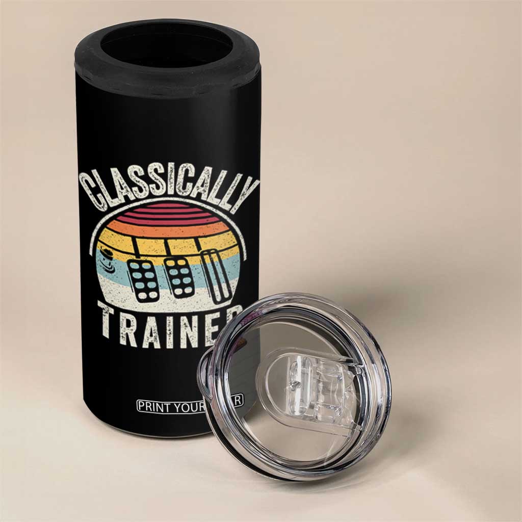 Classically Trained Car 4 in 1 Can Cooler Tumbler Funny Manual Transmission Driver TS11 Print Your Wear
