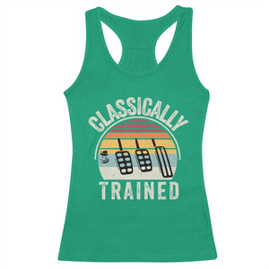Classically Trained Car Racerback Tank Top Funny Manual Transmission Driver TS11 Irish Green Print Your Wear