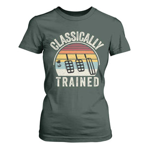 Classically Trained Car T Shirt For Women Funny Manual Transmission Driver TS11 Dark Forest Green Print Your Wear