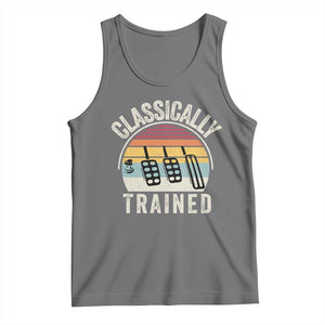 Classically Trained Car Tank Top Funny Manual Transmission Driver TS11 Black Heather Print Your Wear