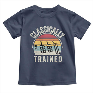 Classically Trained Car Toddler T Shirt Funny Manual Transmission Driver TS11 Navy Print Your Wear