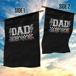 Monster Truck Dad Garden Flag Funny Truck Daddy Checkered Father's Day TS11 Print Your Wear