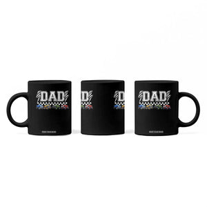 Monster Truck Dad Coffee Mug Funny Truck Daddy Checkered Father's Day TS11 Print Your Wear