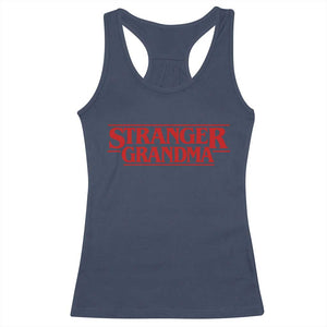 Stranger Grandma Racerback Tank Top Funny Grandmother Movie Gift TS11 Navy Print Your Wear