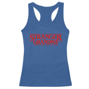 Stranger Grandma Racerback Tank Top Funny Grandmother Movie Gift TS11 Royal Blue Print Your Wear