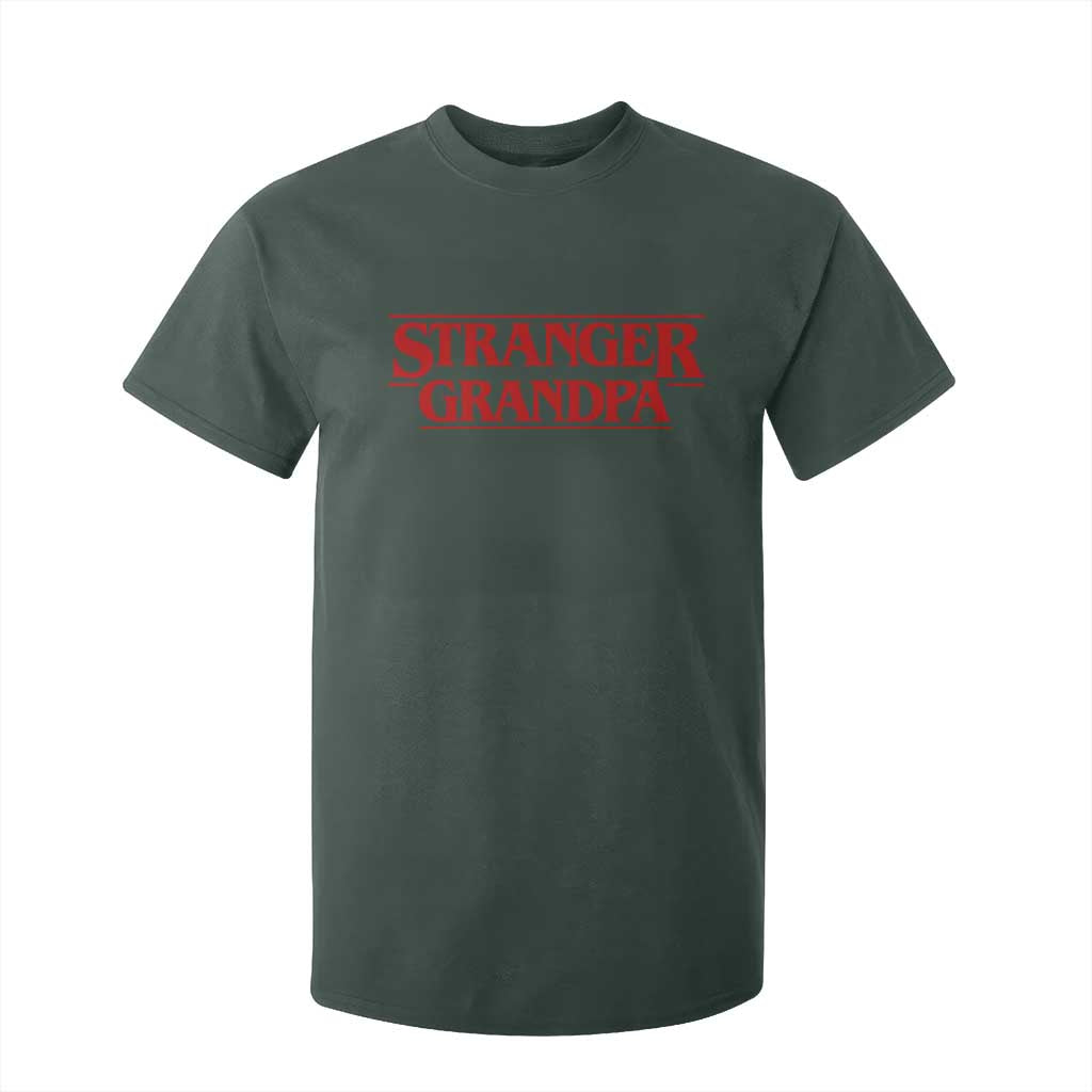 Stranger Grandpa T Shirt For Kid Funny Grandfather Movie Gift TS11 Dark Forest Green Print Your Wear