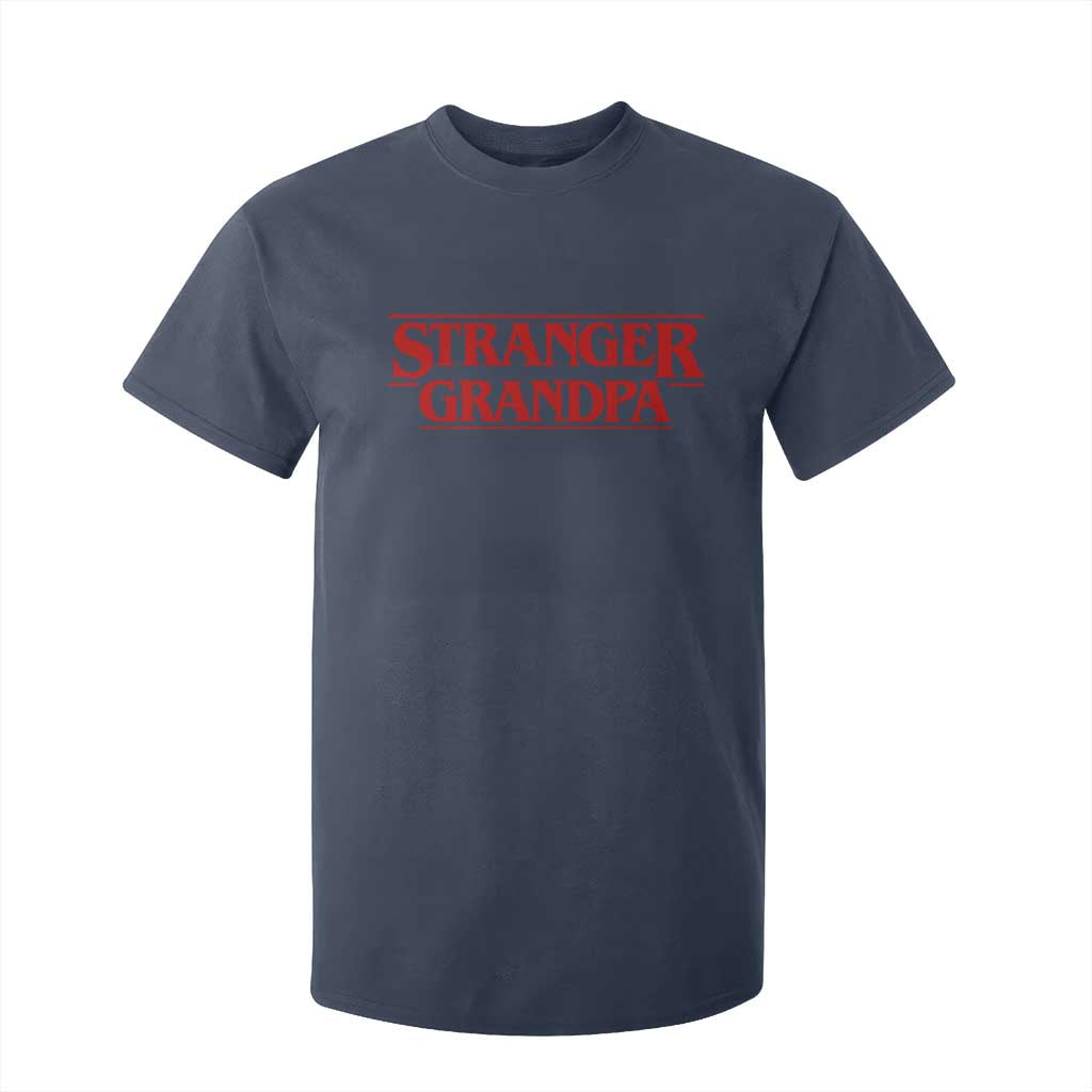 Stranger Grandpa T Shirt For Kid Funny Grandfather Movie Gift TS11 Navy Print Your Wear