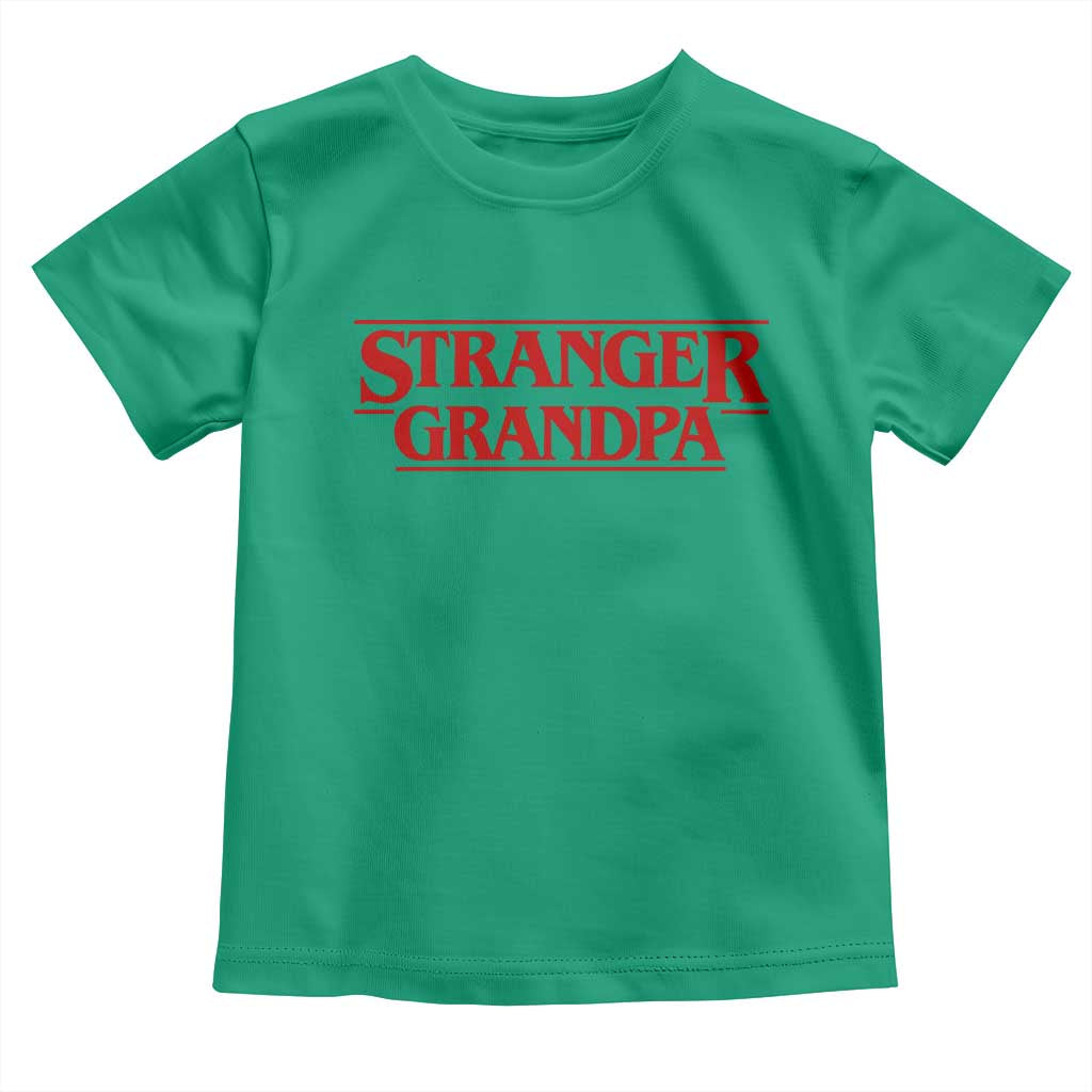 Stranger Grandpa Toddler T Shirt Funny Grandfather Movie Gift TS11 Irish Green Print Your Wear