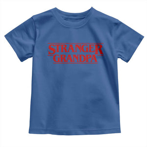 Stranger Grandpa Toddler T Shirt Funny Grandfather Movie Gift TS11 Royal Blue Print Your Wear