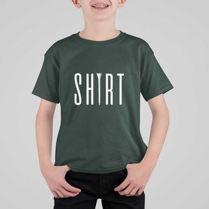 Golf Lover T Shirt For Kid Funny Tee Shirt Golfing TS11 Dark Forest Green Print Your Wear