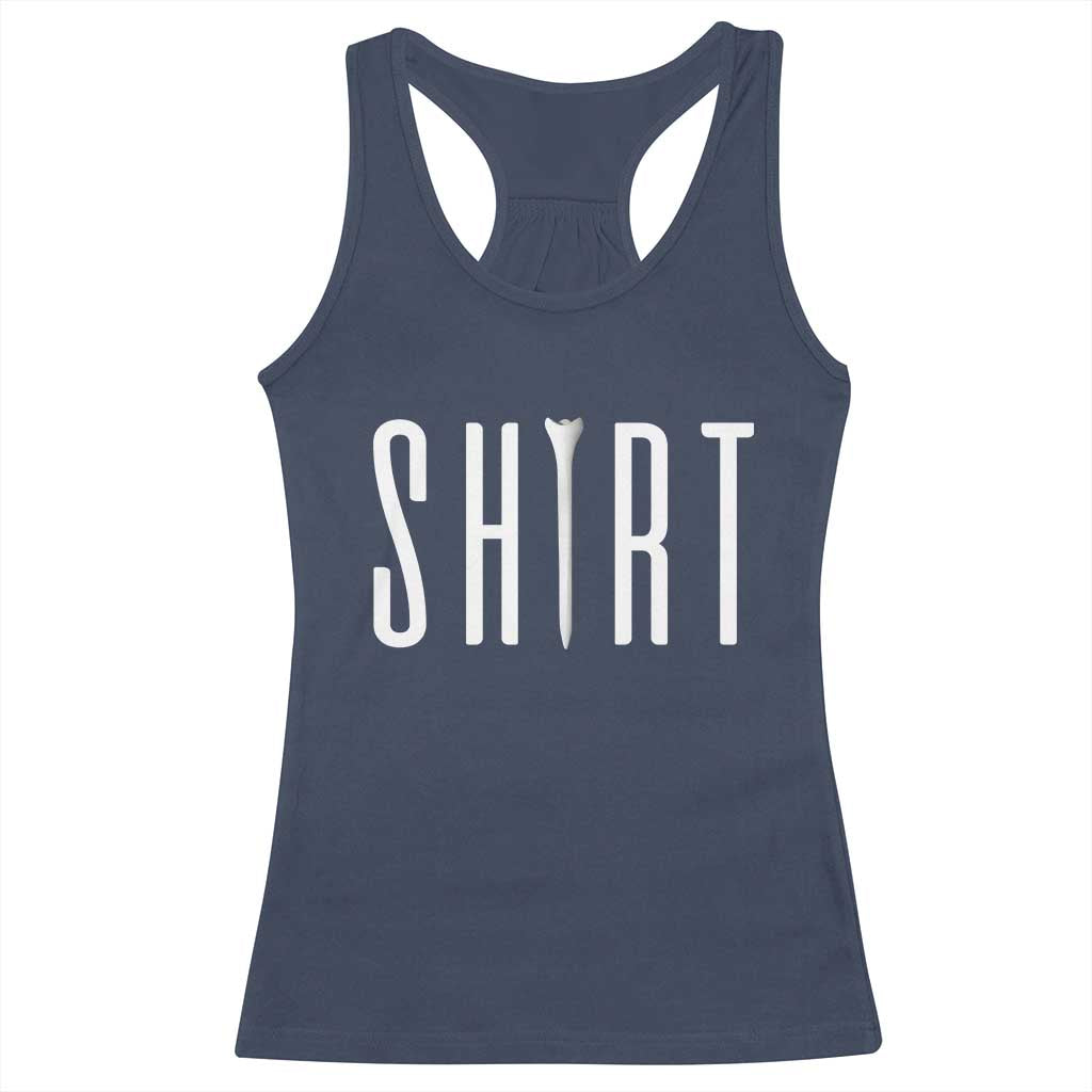 Golf Lover Racerback Tank Top Funny Tee Shirt Golfing TS11 Navy Print Your Wear