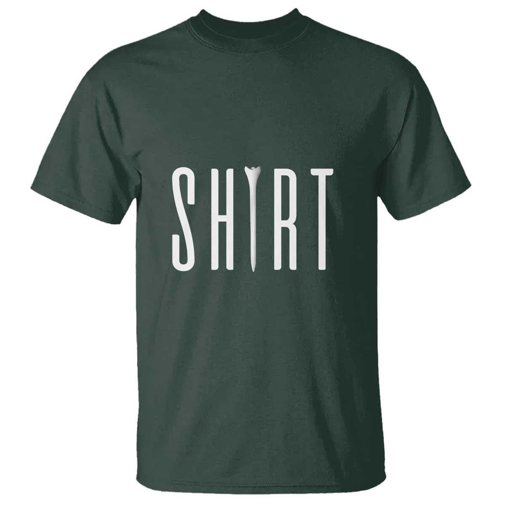 Golf Lover T Shirt Funny Tee Shirt Golfing TS11 Dark Forest Green Print Your Wear