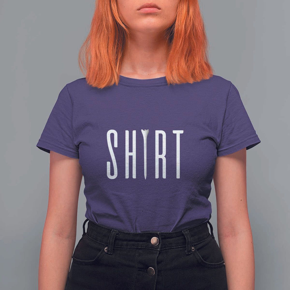 Golf Lover T Shirt For Women Funny Tee Shirt Golfing TS11 Purple Print Your Wear