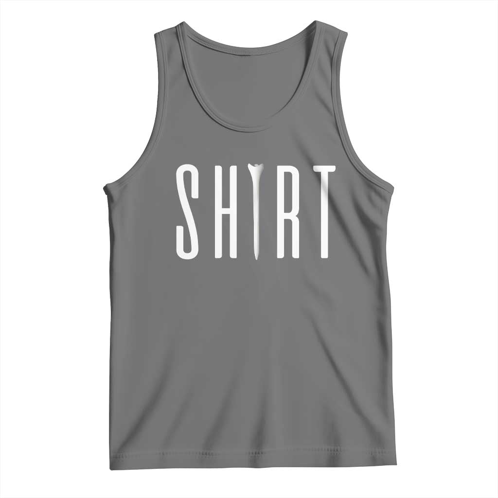 Golf Lover Tank Top Funny Tee Shirt Golfing TS11 Black Heather Print Your Wear