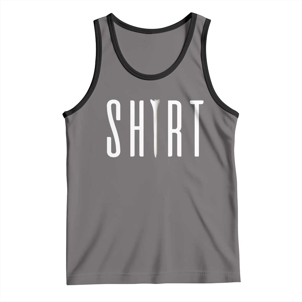 Golf Lover Tank Top Funny Tee Shirt Golfing TS11 Deep Heather Black Print Your Wear