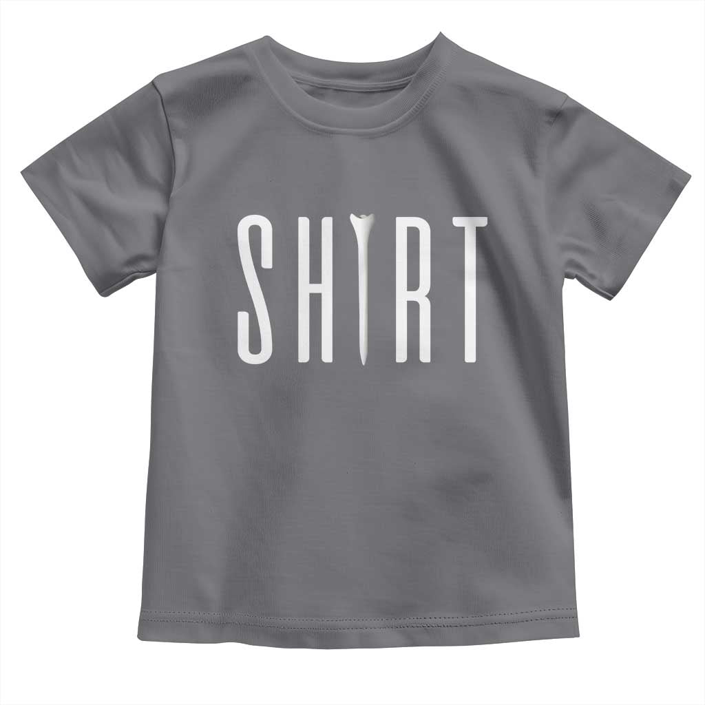 Golf Lover Toddler T Shirt Funny Tee Shirt Golfing TS11 Charcoal Print Your Wear