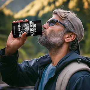 Classic Car 4 in 1 Can Cooler Tumbler Never Underestimate An Old Man With A Side By Side Vintage Car TS11 Print Your Wear