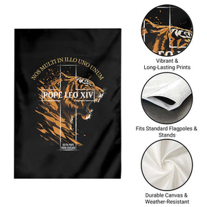 Cardinal Pope Leo XIV Garden Flag Nos Multi In Illo Uno Unum 267th Pope From Chicago Tiger TS11 Print Your Wear