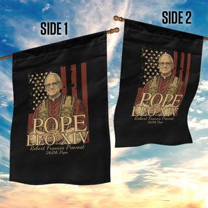 Cardinal Pope Leo XIV Garden Flag 267th Robert Francis Prevost American Flag TS11 Print Your Wear