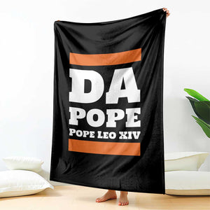 Funny Da Pope From America Chicago Pope Leo XIV Throw Blanket TS11 Print Your Wear