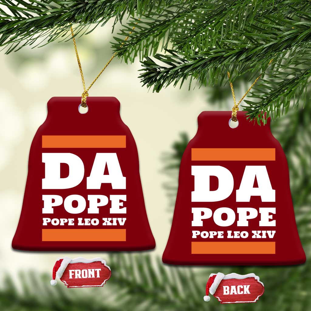 Funny Da Pope From America Chicago Pope Leo XIV Ceramic Ornament TS11 Print Your Wear