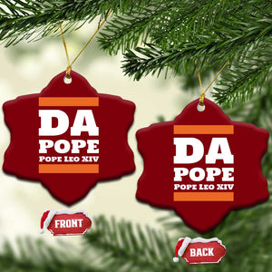Funny Da Pope From America Chicago Pope Leo XIV Ceramic Ornament TS11 Print Your Wear