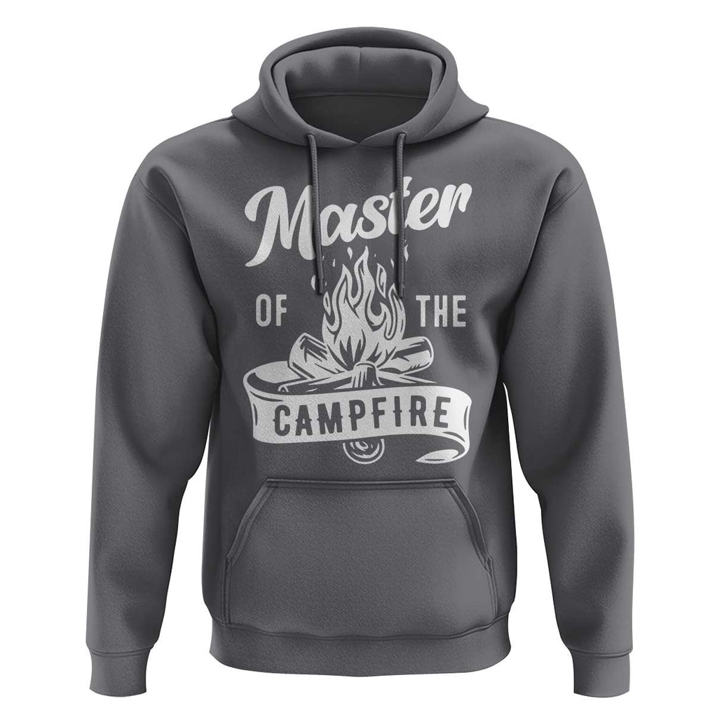 Camping Lover Hoodie Master Of The Campfire Camper Outdoor Activity TS11 Charcoal Print Your Wear