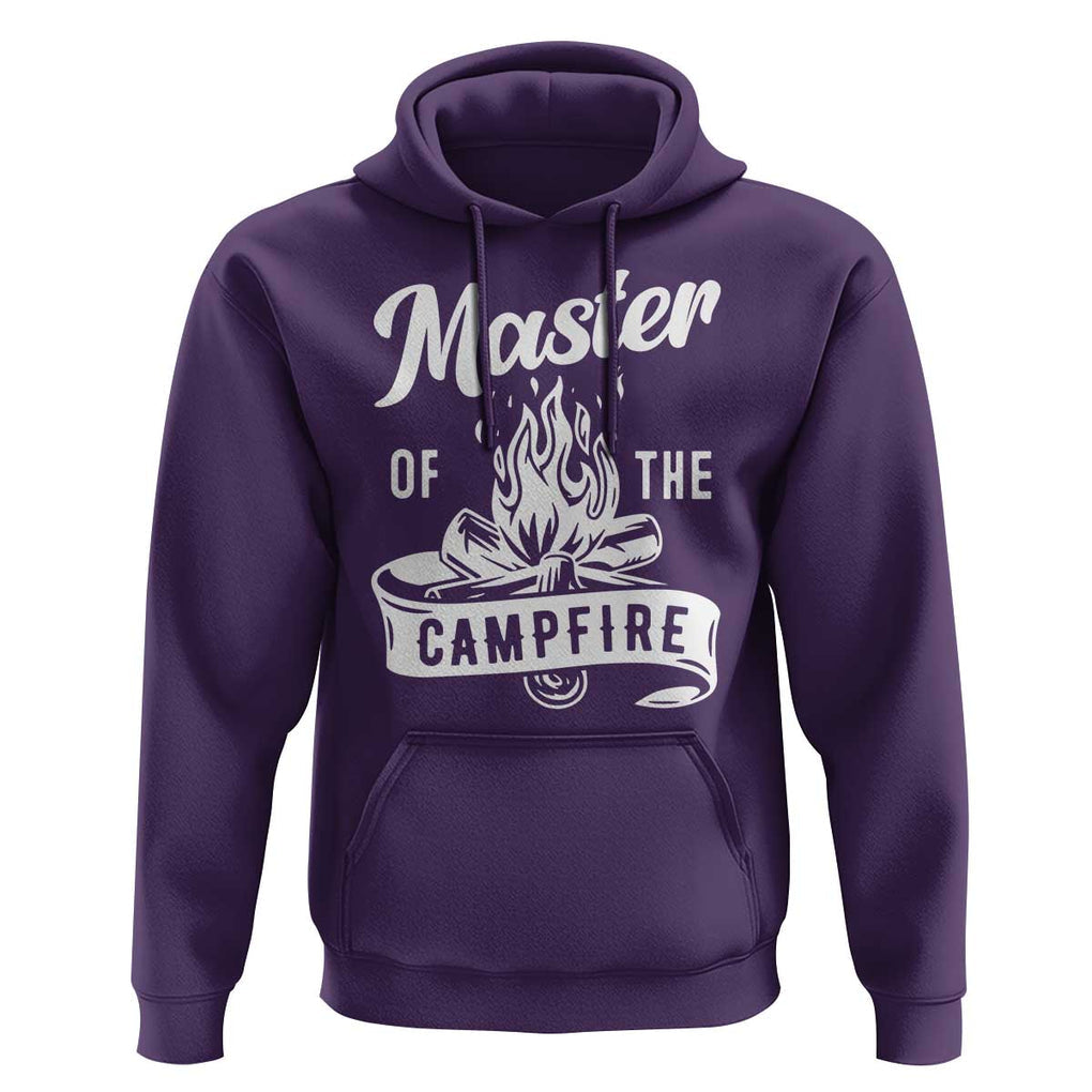 Camping Lover Hoodie Master Of The Campfire Camper Outdoor Activity TS11 Purple Print Your Wear